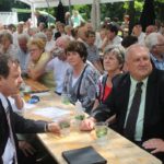 Landrat Frank Bannert, Bürgermeister und Ulli Leipnitz zu Gast beim Kreischorfest in Ostrau